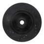 R1 71-81 Chrysler New Yorker Front Right Drilled & Slotted Black Brake Rotor