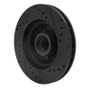 R1 71-81 Chrysler Newport Front Left Drilled & Slotted Black Brake Rotor