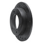 R1 88-95 Isuzu AMIGO Rear Right Drilled & Slotted Black Brake Rotor