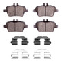 R1 14-19 Mercedes-Benz CLA250 Rear Euro Ceramic Brake Pads & Hardware Kit