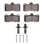 DFC 10-15 Lotus Evora Rear 5000 Advanced Low Metallic Brake Pads and Hardware Kit
