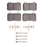 R1 10-16 Hyundai Genesis Coupe Rear Euro Ceramic Pads & Hardware Kit