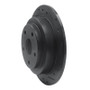 R1 92-97 Subaru SVX Rear Right Drilled & Slotted Black Brake Rotor