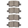 R1 01-08 Acura MDX Rear R1 Ceramic Brake Pads