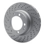 DFC 78-89 Porsche 911/930 Left Rear Drilled GeoSPEC Coated Rotor