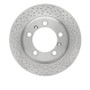 DFC 05-23 Porsche Cayman Rear Drilled Brake Rotor