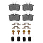 R1 99-08 Audi A4 Quattro Rear Euro Ceramic Pads & Hardware Kit