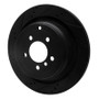 R1 06-12 Land Rover Range Rover Rear Left Drilled & Slotted Black Brake Rotor