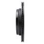 R1 05-07 Land Rover LR3 Rear Right Drilled & Slotted Black Brake Rotor
