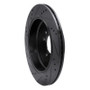R1 05-07 Land Rover LR3 Rear Right Drilled & Slotted Black Brake Rotor