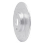 R1 2016-2025 Fiat 124 Spider Rear Left Drilled & Slotted Silver Brake Rotor