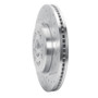 R1 1995-2000 Lexus LS400 Front Right Drilled & Slotted Silver Brake Rotor