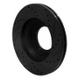 R1 90-16 Land Rover Defender 90 Front Left Drilled & Slotted Black Brake Rotor