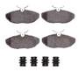 R1 00-06 Dodge Viper Rear Optimum OE Pads & Hardware Kit