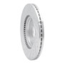 R1 2020-2025 Hyundai Elantra Front Right Drilled & Slotted Silver Brake Rotor