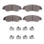 R1 98-02 Kia Sportage (USA/Canada) Front Optimum OE Pads & Hardware Kit