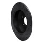 R1 10-21 Hyundai Santa Fe Rear Left Drilled & Slotted Black Brake Rotor