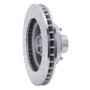 R1 1969-1973 Chrysler New Yorker Front Right Drilled & Slotted Silver Brake Rotor