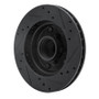 R1 1982-1995 Buick Regal Front Left Drilled & Slotted Black Brake Rotor