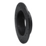 R1 11-25 Hyundai Kona Rear Left Drilled & Slotted Black Brake Rotor