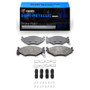 R1 91-95 Chrysler LeBaron Front Semi Met Pads & Hardware Kit