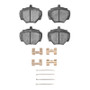 R1 74-16 Land Rover Range Rover Rear Semi Met Pads & Hardware Kit