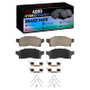 R1 91-91 Toyota MR2 Front Semi Met Pads & Hardware Kit
