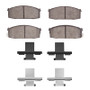 R1 81-86 Nissan 200SX Front Semi Met Pads & Hardware Kit