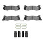 R1 84-86 Ford Mustang Rear Semi Met Pads & Hardware Kit