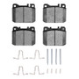 R1 79-85 Mercedes-Benz 280CE Front Semi Met Pads & Hardware Kit