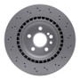DFC 03-06 Mercedes-Benz CL55 AMG Rear Drilled GeoSPEC Coated Rotor