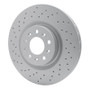 DFC 05-06 Ford GT Rear Drilled GeoSPEC Coated Rotor