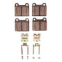 R1 73-80 Audi Fox Front Semi Met Pads & Hardware Kit