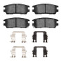 R1 90-00 Mitsubishi Montero Rear Optimum OE Pads & Hardware Kit