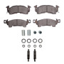 R1 67-73 Buick LeSabre Front Semi Met Pads & Hardware Kit