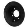 R1 99-06 Hyundai Sonata Rear Left Drilled & Slotted Black Brake Rotor