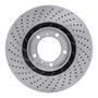 DFC 09-23 Porsche 911 Right Front Drilled Brake Rotor