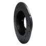 R1 97-06 Hyundai Tiburon Rear Right Drilled & Slotted Black Brake Rotor