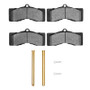 R1 63-82 Chevrolet Corvette Front/Rear Semi Met Pads & Hardware Kit