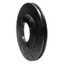 R1 92-98 Hyundai Elantra Front Right Drilled & Slotted Black Brake Rotor