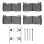 R1 16-20 Ford Mustang Front Performance Sport Pads & Hardware Kit