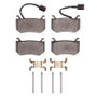 R1 17-25 Alfa Romeo Giulia Rear Ceramic Pads & Hardware Kit