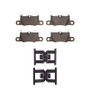 R1 10-23 Porsche 911 Rear Ceramic Pads & Hardware Kit