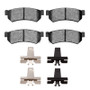 R1 07-16 Chevrolet Spark EV Rear Ceramic Pads & Hardware Kit