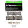 R1 14-17 Dodge Viper Front/Rear Performance Sport Pads & Hardware Kit