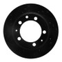 R1 87-89 Porsche 944 Except Turbo Rear Left Drilled & Slotted Black Brake Rotor