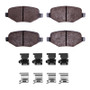 R1 13-16 Lincoln MKT Rear Ceramic Pads & Hardware Kit