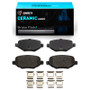 R1 13-16 Lincoln MKT Rear Ceramic Pads & Hardware Kit