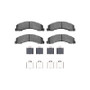 R1 08-25 Dodge Ram 4500 Front/Rear Ceramic Pads & Hardware Kit
