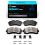 R1 06-24 American Coach Patriot Front/Rear Ceramic Pads & Hardware Kit